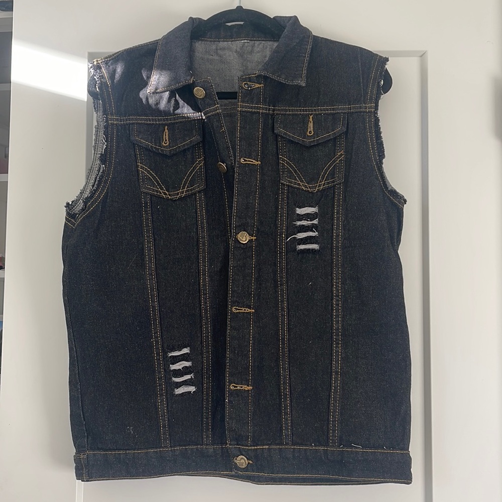 Mens Denim Vest